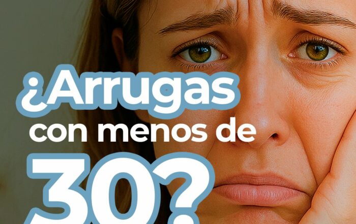 Arrugas con menos de 30 años solución