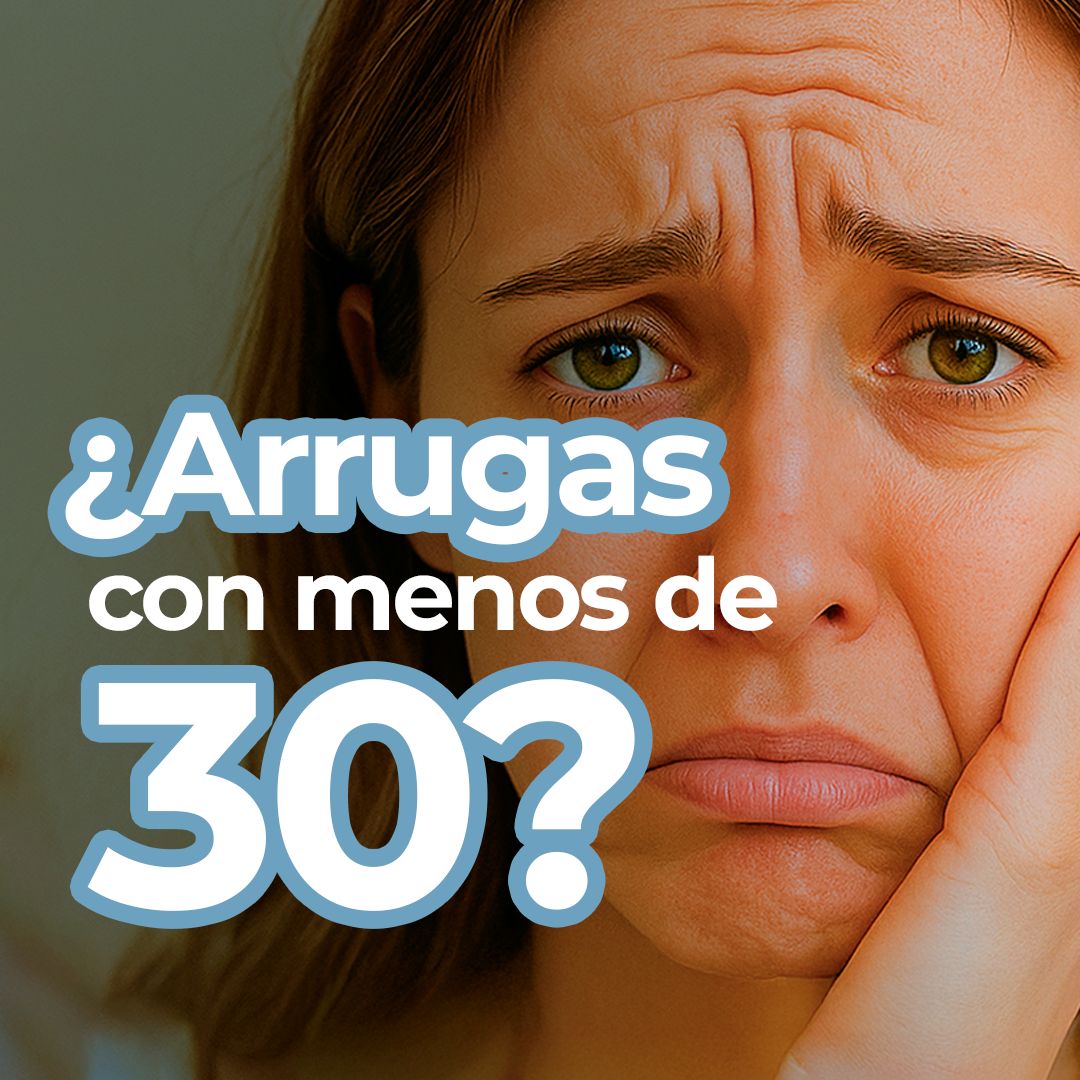Arrugas con menos de 30 años solución