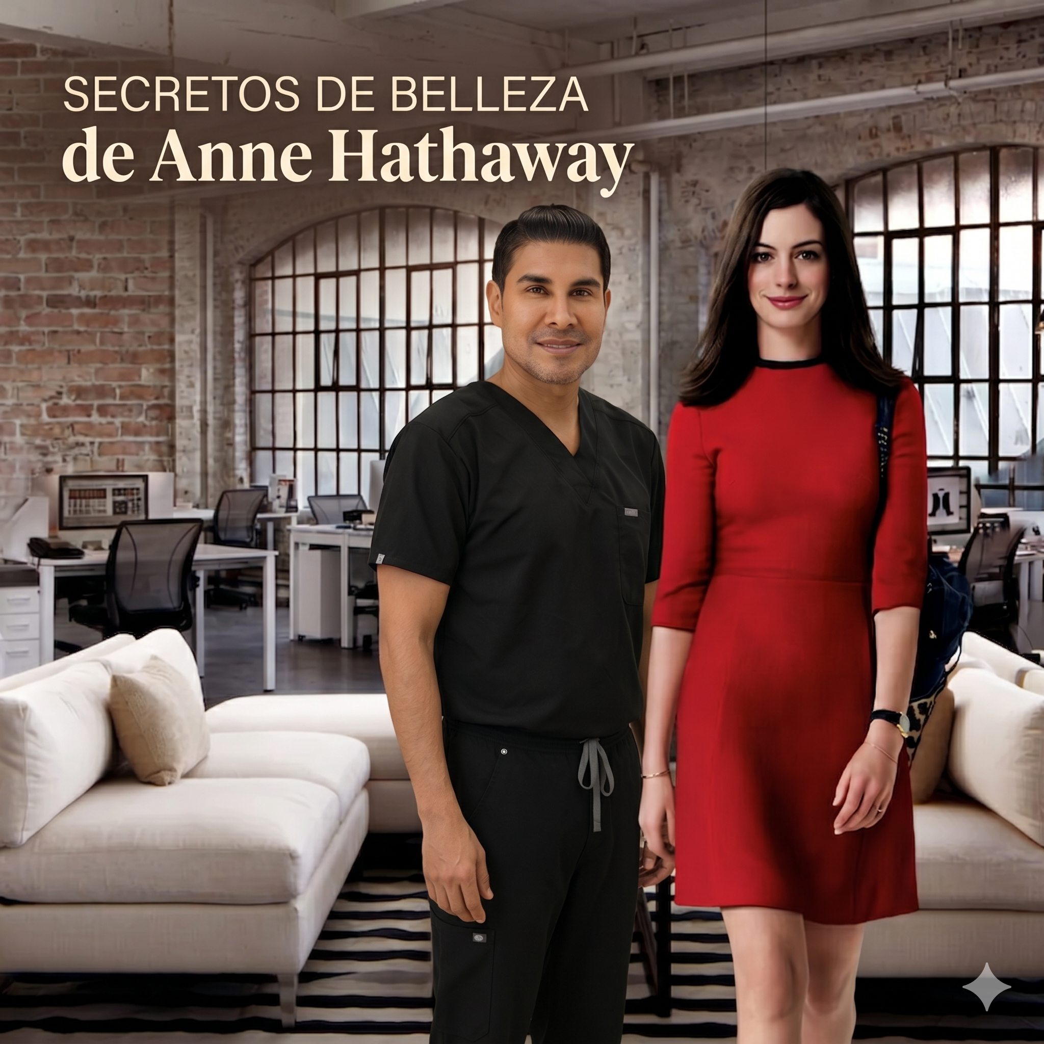 Que hizo Anne Hathaway en su rostro