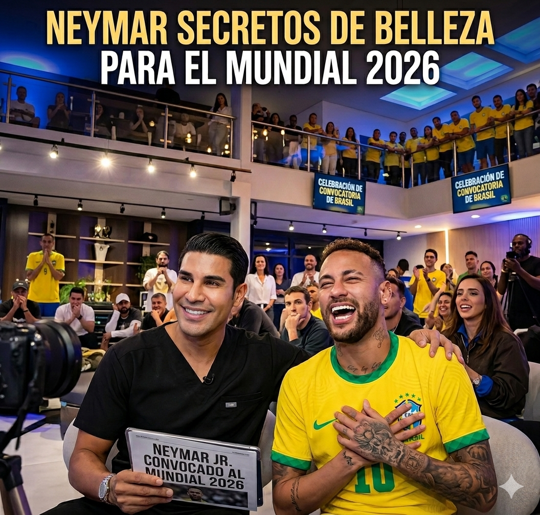 Neymar y el cuidado de su rostro para el mundial 2026